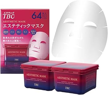 TBC エステティックマスク 64枚入り　4箱 楽天市場】【エコ配送】【おうちエステ】TBC エステティック